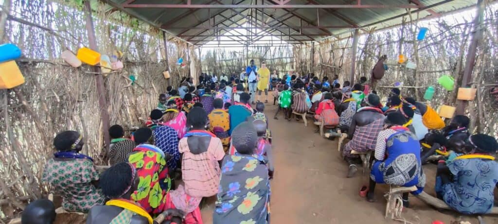 Community meeting in Kenya supported by Samaritan’s Global Outreach